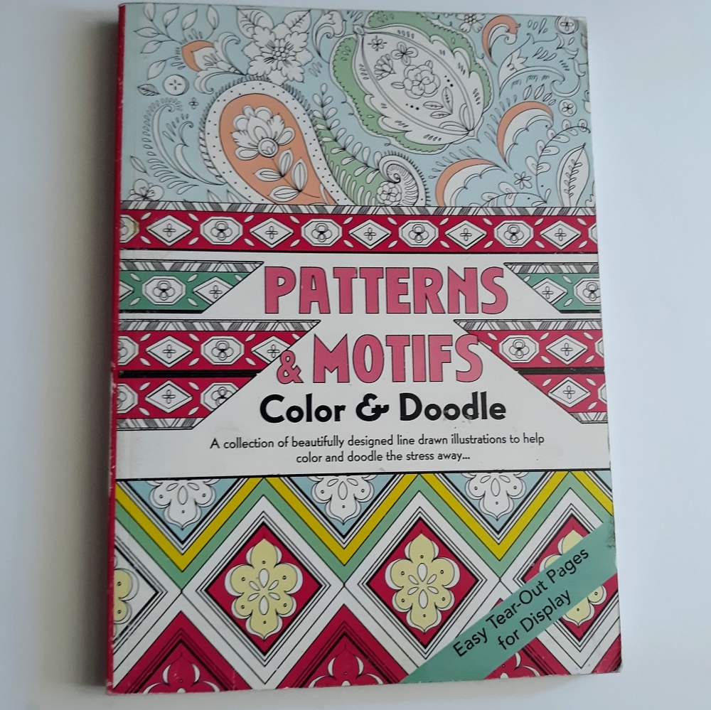 Patterns and Motifs Coloring Book High Quality!